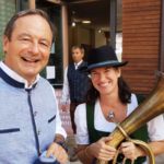 Altbürgermeister Martin Michalitsch mit Musikschuldirektorin Iris Trefalt