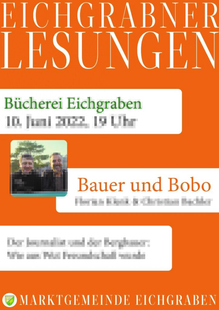 Lesung Bauer und Bobo
