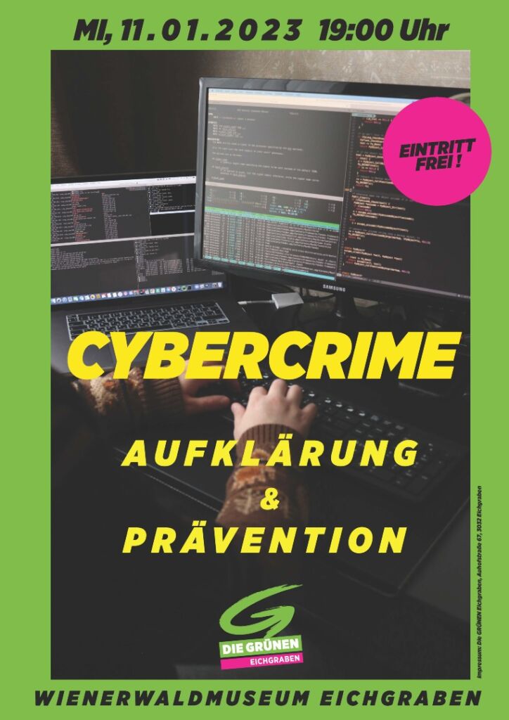 Plakat Cybercrime