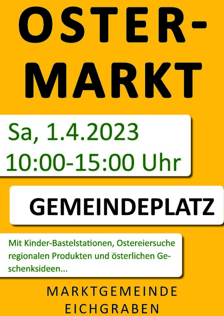 Plakat Ostermarkt 2023