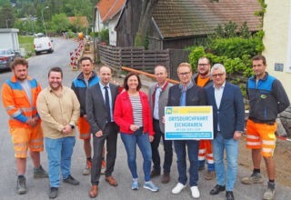 Pressetermin Errichtung Gehsteig und Sanierung Götzwiesenstraße