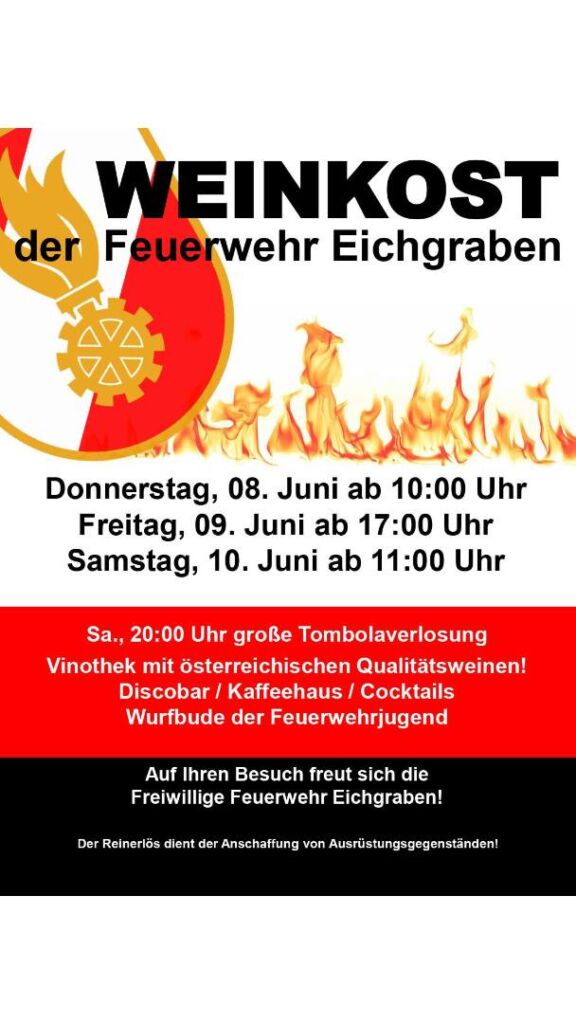 Weinkost Feuerwehr