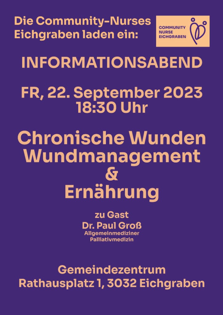 Info-Veranstaltung Wunden & Ernährung 22 09 2023