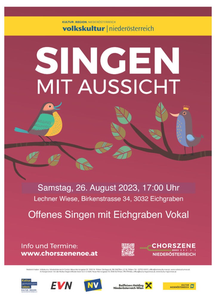 Singen mit Aussicht – Chor Eichgraben Vokal