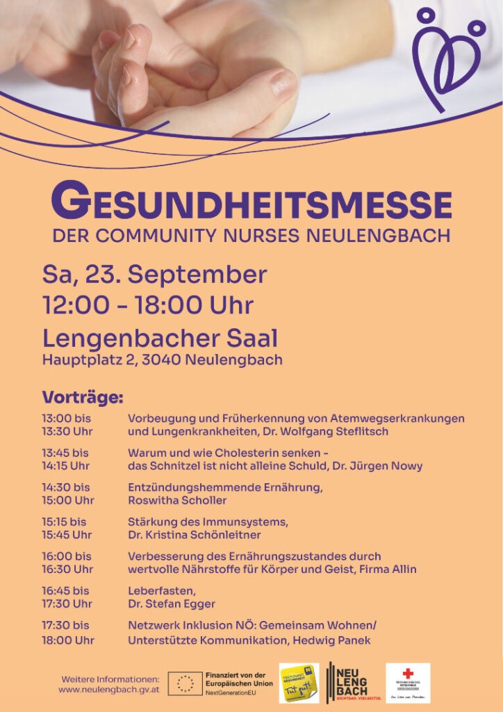 Gesundheitsmesse Neulengbach – Vorträge