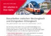 Bauarbeiten Neulengbach Hauptarbeiten Sommer