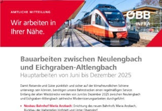 Bauarbeiten Neulengbach Hauptarbeiten Sommer