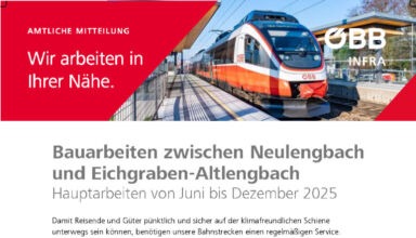 Bauarbeiten Neulengbach Hauptarbeiten Sommer