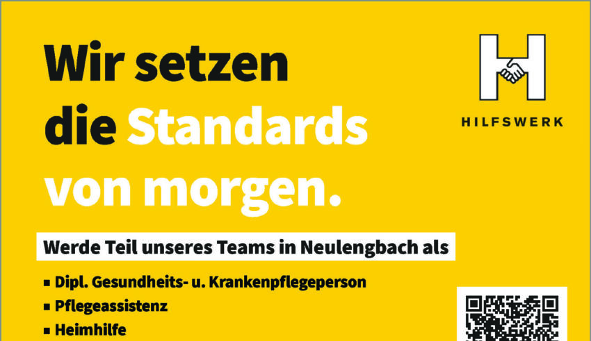 EVP Recruiting Kampagne 2024 Inserate Viertelseite Neulengbach
