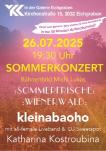 Einladung Konzert Sommerfrische Wienerwald