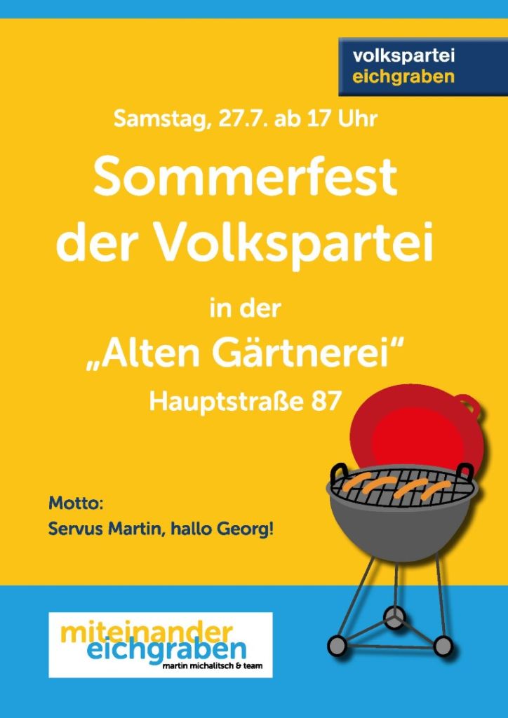 Sommerfest Plakat Internetversion